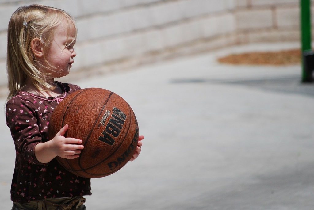 girl, basketball, cute